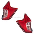 2017 Nissan Versa Note Tail Light Assembly Pair 1