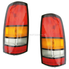 2004 Gmc Sierra 2500 Tail Light Assembly Pair 1