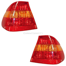 2003 Bmw 330i Tail Light Assembly Pair 1