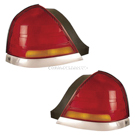 2000 Ford Crown Victoria Tail Light Assembly Pair 1