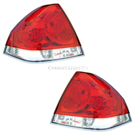 2014 Chevrolet Impala Limited Tail Light Assembly Pair 1