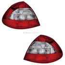 2007 Mercedes Benz E320 Tail Light Assembly Pair 1