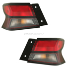 2020 Nissan Versa Tail Light Assembly Pair 1