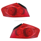 2012 Infiniti G37 Tail Light Assembly Pair 1