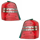 2003 Toyota Highlander Tail Light Assembly Pair 1