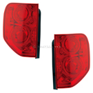 2004 Honda Pilot Tail Light Assembly Pair 1