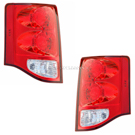 2017 Dodge Grand Caravan Tail Light Assembly Pair 1