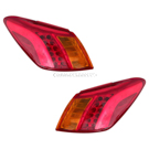 2009 Nissan Murano Tail Light Assembly Pair 1
