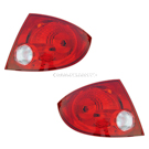 2007 Chevrolet Cobalt Tail Light Assembly Pair 1