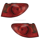 2007 Hyundai Elantra Tail Light Assembly Pair 1