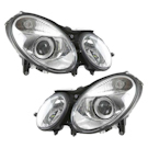 2003 Mercedes Benz E500 Headlight Assembly Pair 1