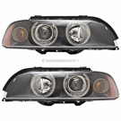 2003 Bmw 530 Headlight Assembly Pair 1