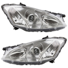 2007 Mercedes Benz S600 Headlight Assembly Pair 1