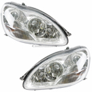 2004 Mercedes Benz S430 Headlight Assembly Pair 1