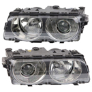 2001 Bmw 750iL Headlight Assembly Pair 1