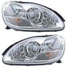 2003 Mercedes Benz S430 Headlight Assembly Pair 1