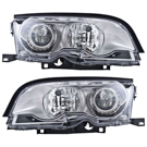 2002 Bmw 330Ci Headlight Assembly Pair 1