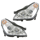 2007 Mercedes Benz CLS550 Headlight Assembly Pair 1