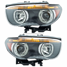 2004 Bmw 760 Headlight Assembly Pair 1