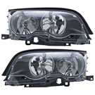 2000 Bmw 323 Headlight Assembly Pair 1