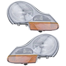 2000 Porsche Boxster Headlight Assembly Pair 1