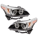 2005 Bmw 545 Headlight Assembly Pair 1