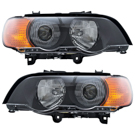 2004 Bmw X5 Headlight Assembly Pair 1