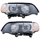 2003 Bmw X5 Headlight Assembly Pair 1
