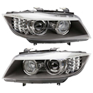 2009 Bmw 328i xDrive Headlight Assembly Pair 1