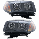 2004 Bmw X3 Headlight Assembly Pair 1