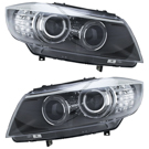 2009 Bmw 335d Headlight Assembly Pair 1