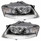 2005 Audi A6 Headlight Assembly Pair 1