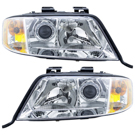 1998 Audi A6 Quattro Headlight Assembly Pair 1