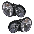 2000 Mercedes Benz CL500 Headlight Assembly Pair 1