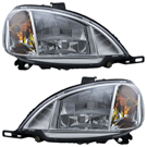 2000 Mercedes Benz ML430 Headlight Assembly Pair 1