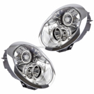 2007 Mini Cooper Headlight Assembly Pair 1