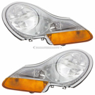 1997 Porsche Boxster Headlight Assembly Pair 1