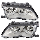 2003 Bmw 330i Headlight Assembly Pair 1
