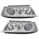 2003 Volkswagen Passat Headlight Assembly Pair 1