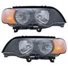 BuyAutoParts 16-80126H2 Headlight Assembly Pair 1