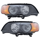 2003 Bmw X5 Headlight Assembly Pair 1