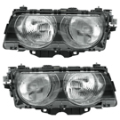 2000 Bmw 740 Headlight Assembly Pair 1