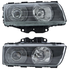 1995 Bmw 740 Headlight Assembly Pair 1