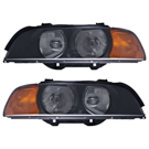 1998 Bmw 540 Headlight Assembly Pair 1