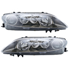 2007 Mazda 6 Headlight Assembly Pair 1