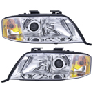 1999 Audi A6 Headlight Assembly Pair 1