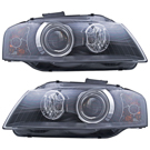 2007 Audi A3 Headlight Assembly Pair 1
