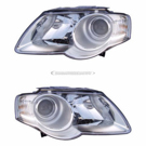 2007 Volkswagen Passat Headlight Assembly Pair 1