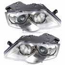2007 Volkswagen Passat Headlight Assembly Pair 1