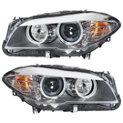 2012 Bmw 528 Headlight Assembly Pair 1